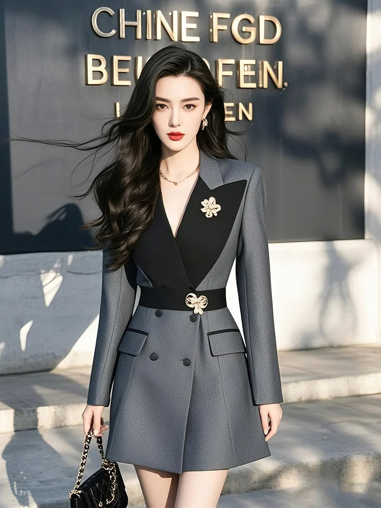 Niche Retro Suit Elegant Dresses