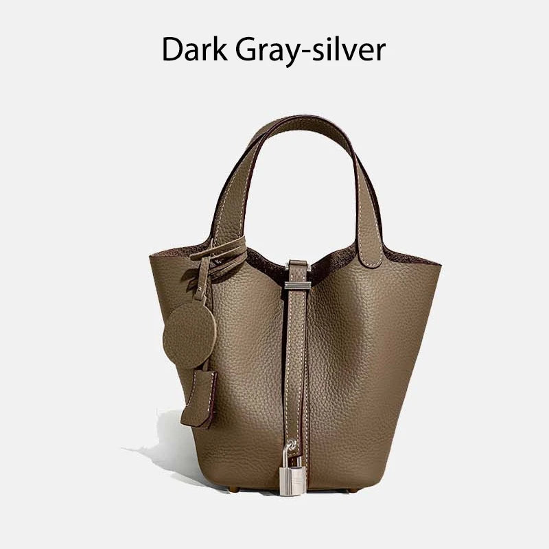 MENDY Women Bags Handbags Bucket Bag Real Leathe Fashion Tote Bag Genuine Leather Luxury Desginer Big Size Large Lady Hand Bags