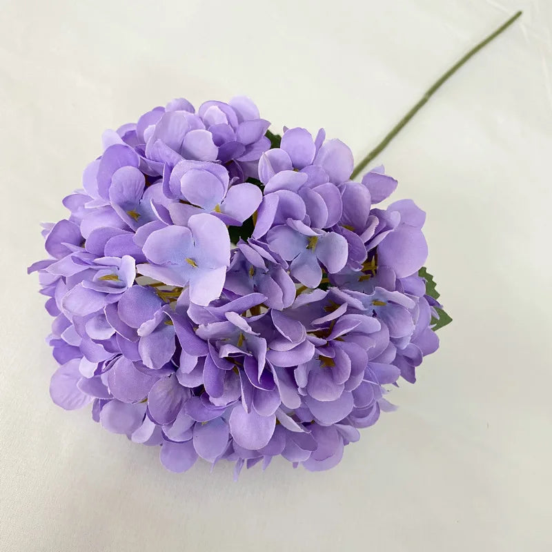 58cm Beautiful Silk Artificial Flowers Hydrangea bouquet for Home Party Wedding living room   decoration accessories