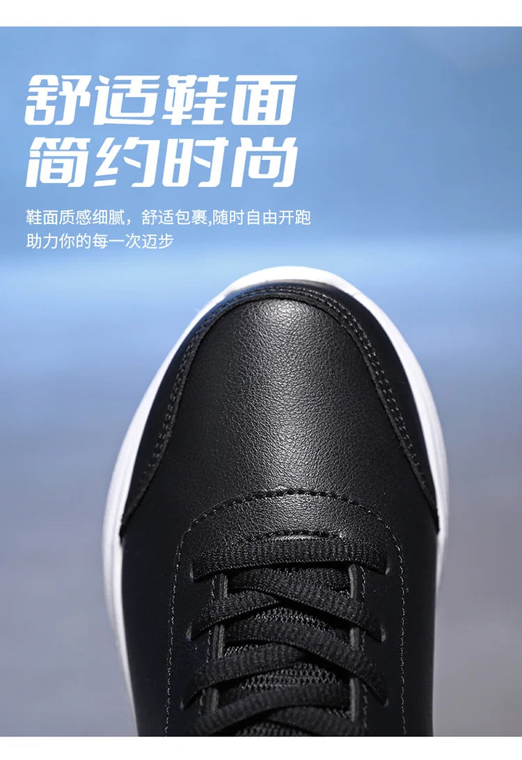 Women Men Shoes 2024 Autumn PU Leather Men's Sneakers Non-slip Casual Footwear Trainer Men Tenis Masculino Zapatillas Hombre