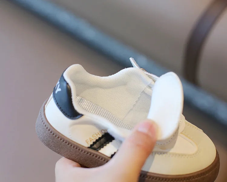 New White Casual Shoes for Baby Boy Girl Children Sneaker Spring Kids Sports Shoes Soft Sole Toddler Walking Shoes 1-7 Years