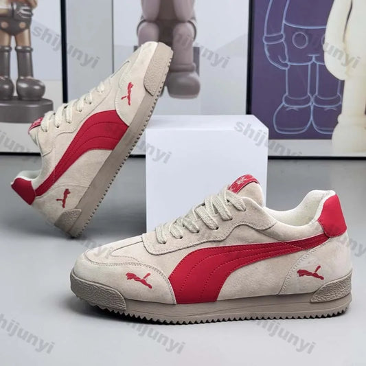 Large Size Men Sneakers Autumn Luxury Breathable Low Help Comfortable Sports Shoes Fashion Vintage Non Slip Outdoor Casual Flats