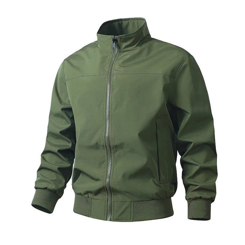 Winter Men Bomber Jackes Coat Mens Autumn Warm Windbreaker Jackets Man Outdoor Fashion Casual Coat Stand Slim Jacket Male