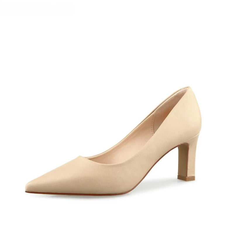 Sexy Shoes For Women Wedding Bride Shoe On Heeled Pumps Woman Black Pointed Toe High Heels 39 Young Casual Social Premium