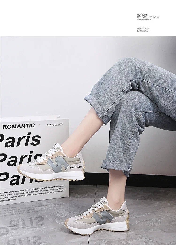 New Style Zugu Women's ShoesinsPopular Thick-Soled Dad Sneakers2025Summer Breathable Season Comfortable Sneaker