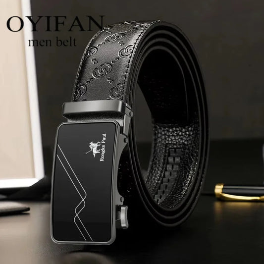 Fashion designer belts men's belts quality belts cowhide belts ratchet belts automatic buckle belts