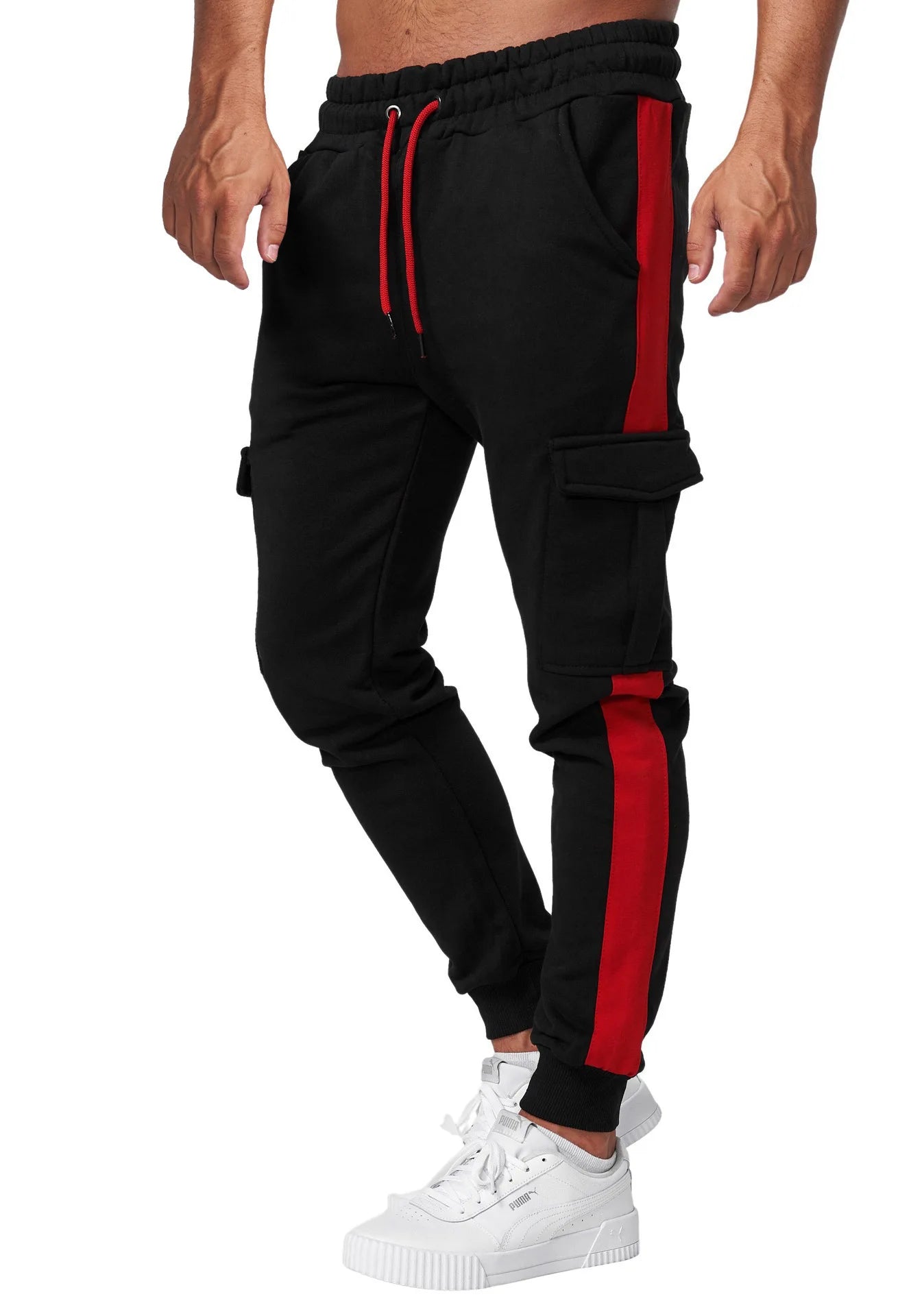 New Winter Sweatwear Men Plush  Fleece Sweatpant Lambswool Thermal Trousers Casual Pants Windproof Warm Cotton Pants