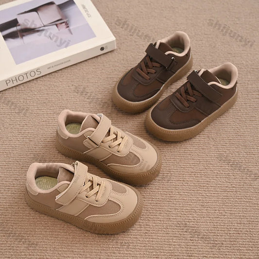 Children Casual Sports Shoes 2025 Spring New Girls Running Shoes Kids Sneakers Fashion Single Shoes Boys Leisure Walking Shoe