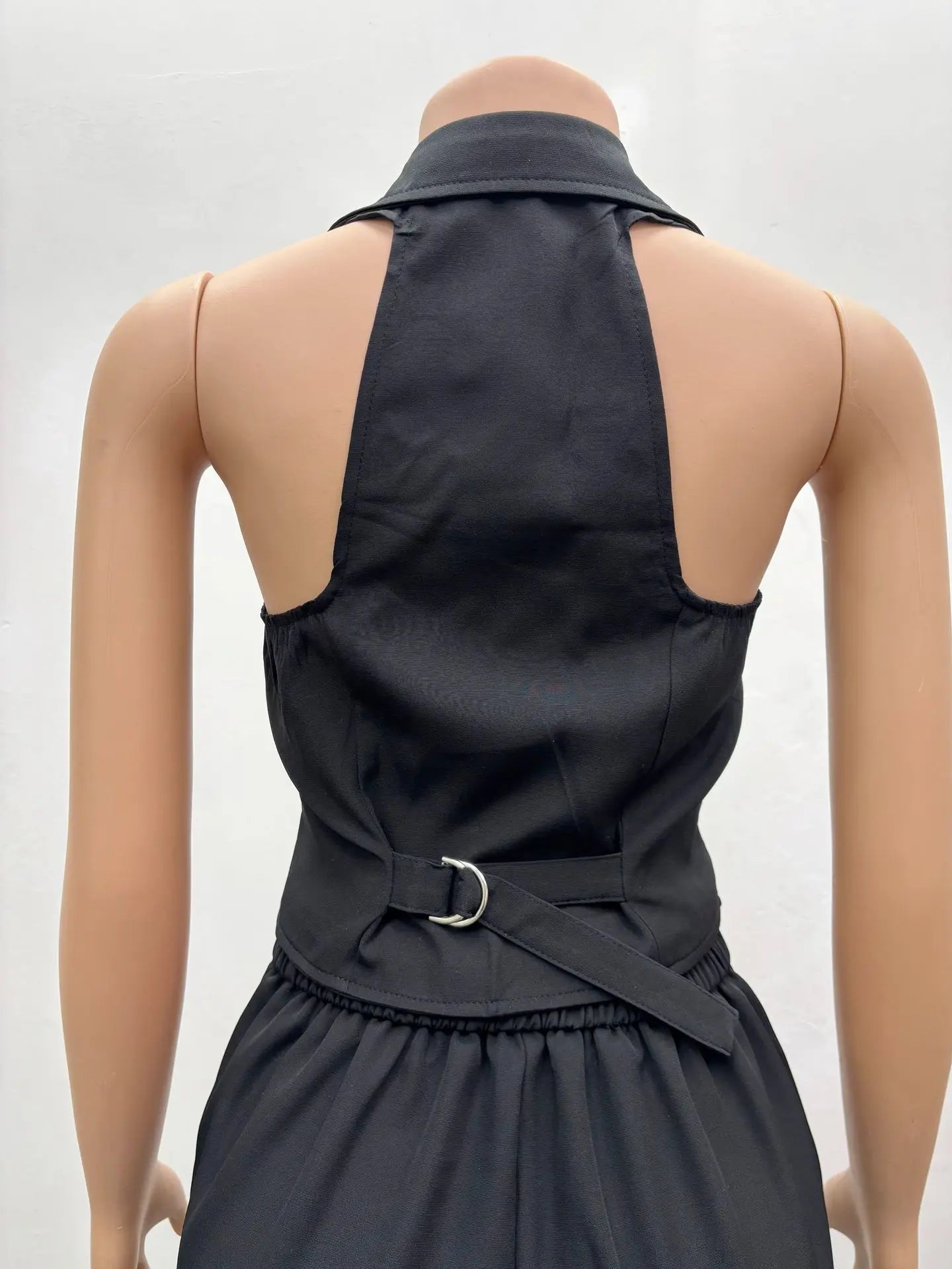 Pants Set Women Two Piece Sets Sexy Matching Sets Sleeveless Vest Tops Wide Leg Long Pants High Waist Slim Fit Y2k Streetwear
