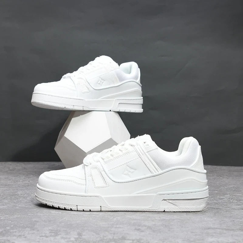 Black Warrior Men's Spring and Autumn New Trend Versatile Autumn Sports Leisure Small White Board Shoes