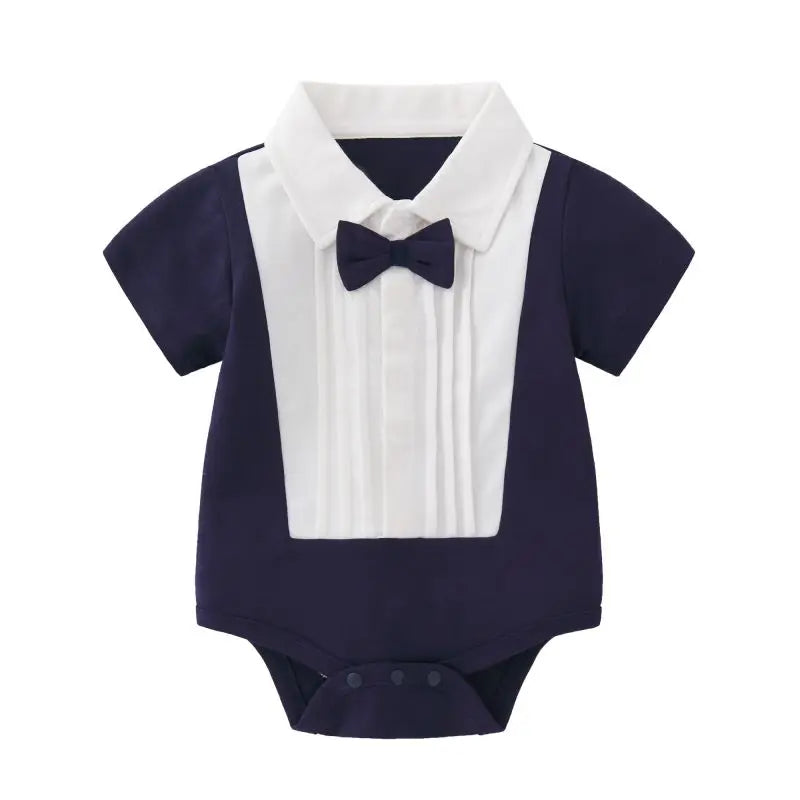 0-2 years old baby summer clothes, summer clothes, newborn onesies, summer baby boy's one-month-old dress