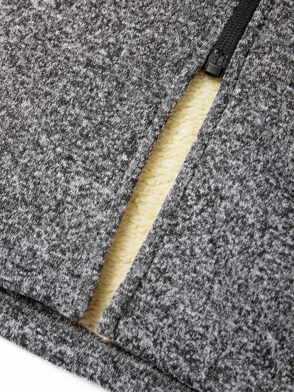 Men's Thickened Long Overcoat Jackets Winter Warm Zipper Hoodies Long Sleeve Sweatshirts Outdoor Solid Color Streetwear Tops