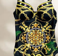 Sexy High Waist Bikini 2025 Women Halter Swimwear Female Swimsuit Solid Bathers Swimming Bathing Swim Suit Summer Beachwear