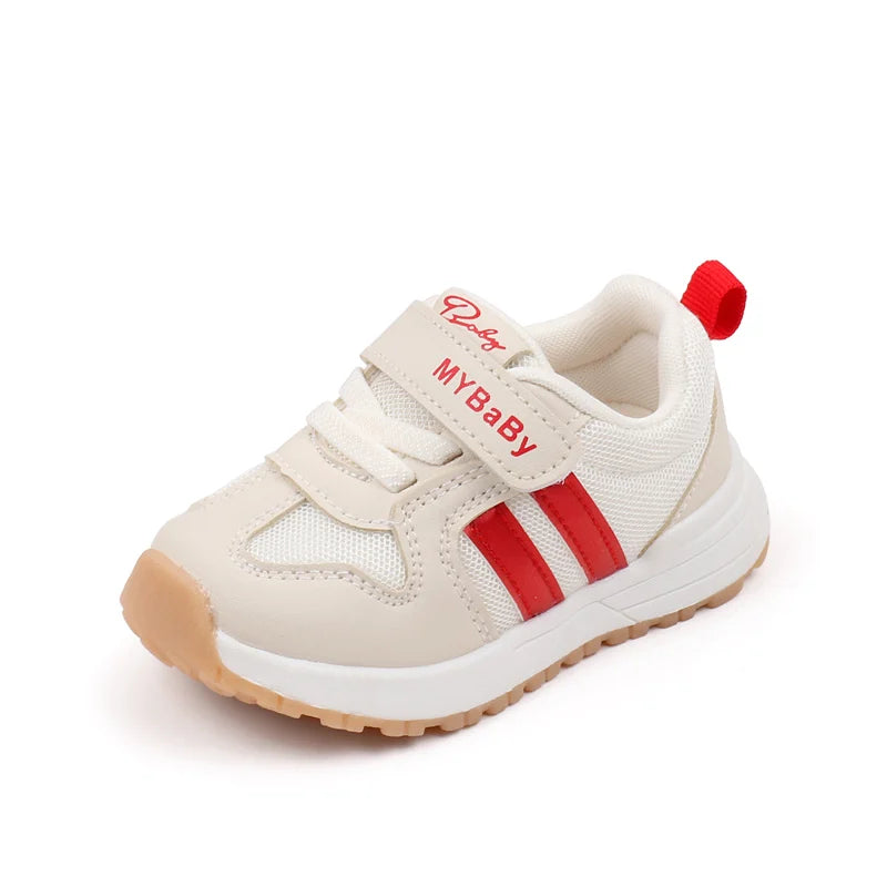 Baby Boys Girls Comfortable Sports Shoes Soft Sole Non-slip Solid Colour Toddler Shoes