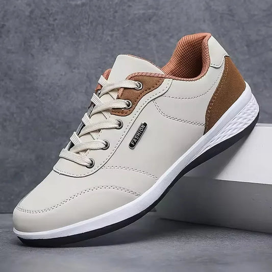 New Men Shoes Spring Autumn Waterproof Walking Sneakers Leisure Male Leather Sports Shoes Non-Slip Footwear Tennis for Men