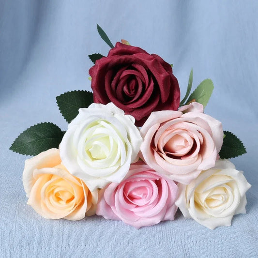 Artificial Roses Flowers Wedding Procional Flower Arch Decor Handheld Baund Wall Flower Bouquet Home Decor Accories