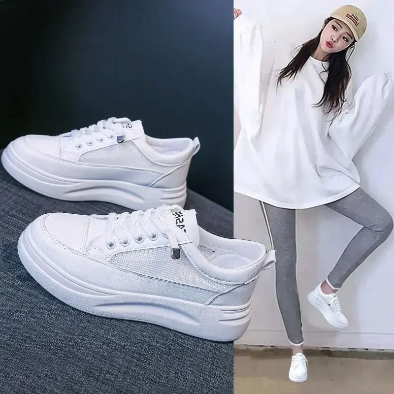 Sneakers Summer Light Korean Athletic Shoes for Women Sports Woman Footwear Offers Walking Comfortable and Elegant Deals Cheap H