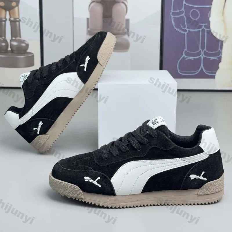 Large Size Men Sneakers Autumn Luxury Breathable Low Help Comfortable Sports Shoes Fashion Vintage Non Slip Outdoor Casual Flats