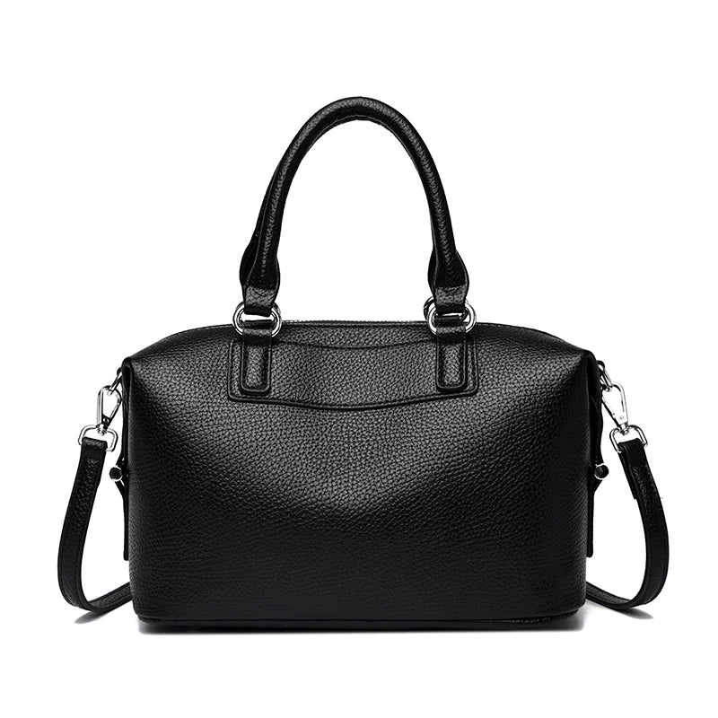 High Quality Soft Pu Leather Casual Tote Bags Women Hand Bags Shoulder Crossbody Messanger Bag Female Large Capacity Sac A Main
