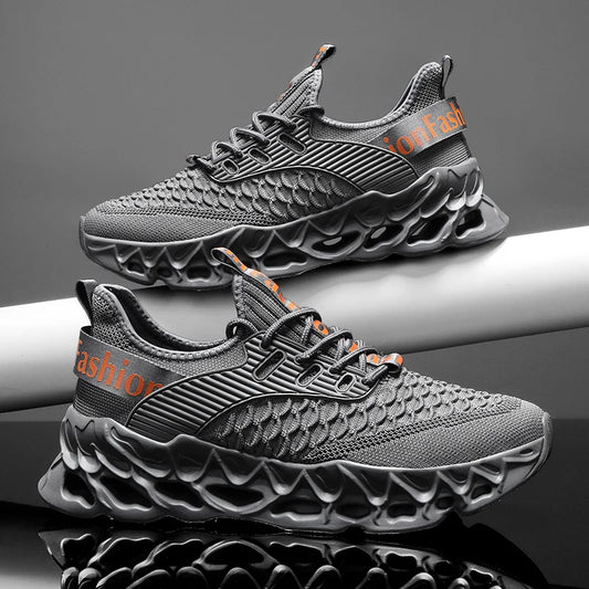YRZL Sports Men Sneakers 2025 Breathable Mesh Running Shoes Lightweight Comfortable Walking Shoes Male Casual Outdoor Footwear