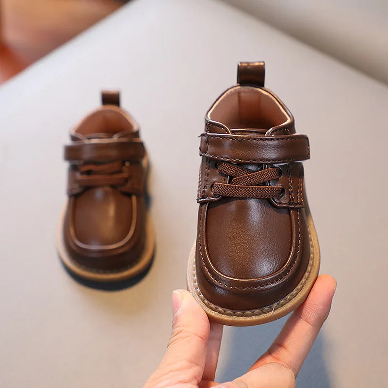 Baby Boy Shoes Spring Autumn Toddler Oxfords Infant Shoes Newborn First Walkers Party Wedding Baby Soft PU Leather Shoes For Boy