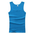 Men's Cotton Sleeveless Tank Top – Gym Fitness Bodybuilding Vest