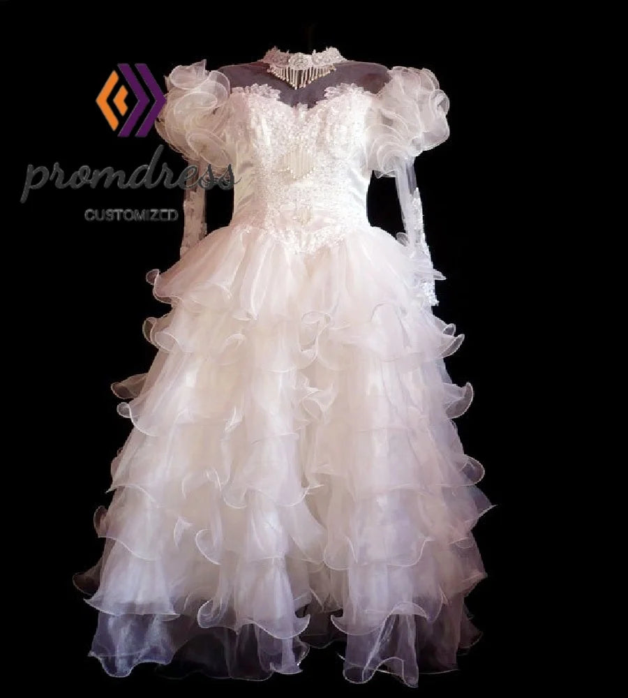 Wedding Dress With Ruffles