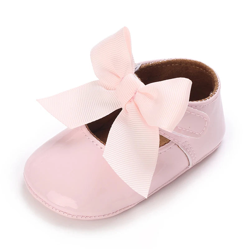 Cute White Lace Baby Girl Princess shoes  Baby Moccasins Moccs Shoes Bow Fringe Rubber Soled Non-slip Footwear Crib Shoes