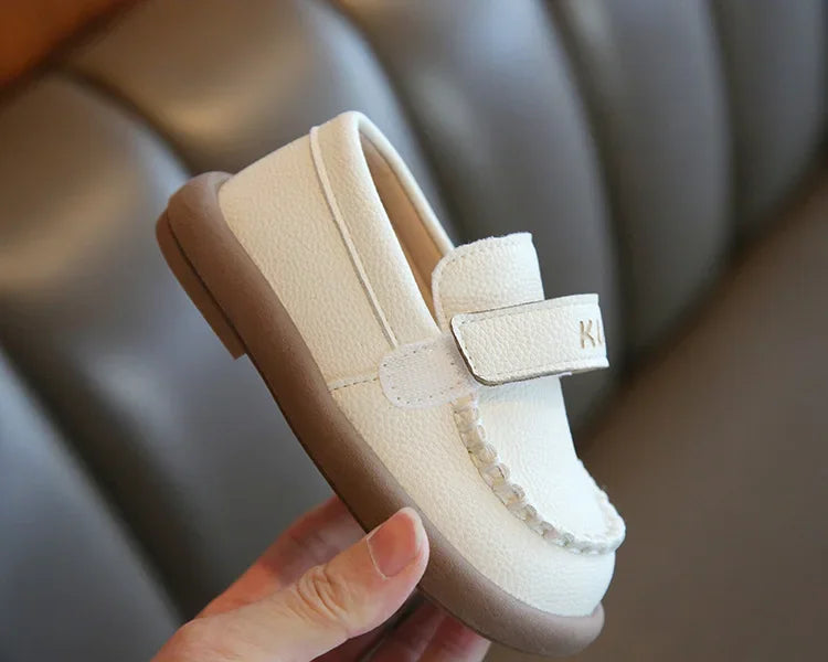 Baby Boys Casual Shoes for Wedding Party Fashion 2025 Spring Autumn Toddlers Kids Leather Shoes Slip-on Loafers Soft Flats New