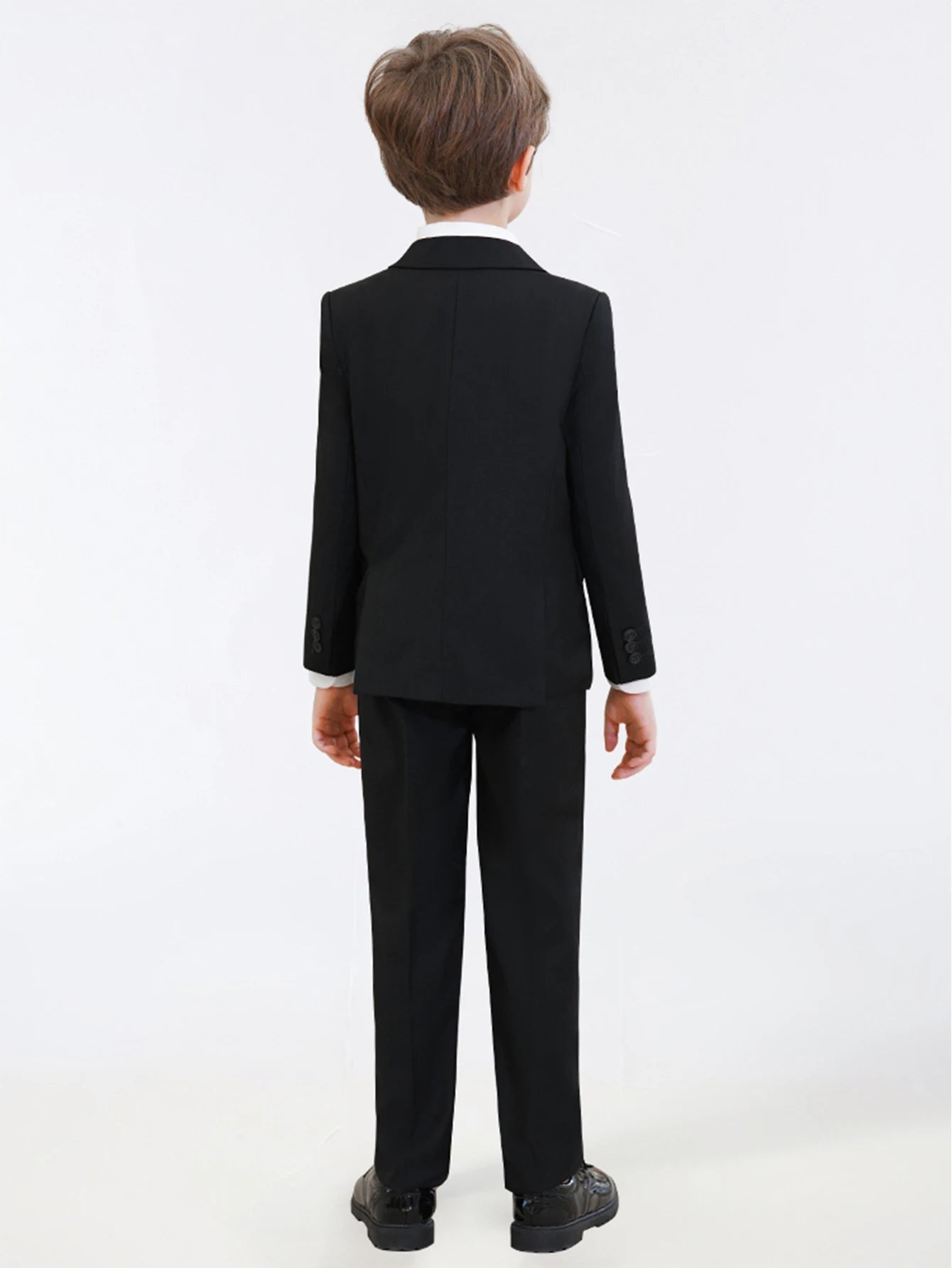 Boys Slim Fit Formal Suit Set – 5-Piece Dresswear | Sizes 2T–20 | School, Wedding & Special Occasions