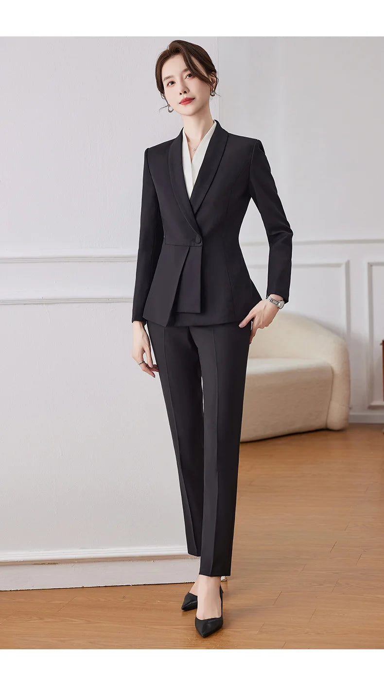 elegant Women Solid Suits