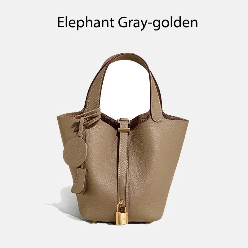 MENDY Women Bags Handbags Bucket Bag Real Leathe Fashion Tote Bag Genuine Leather Luxury Desginer Big Size Large Lady Hand Bags