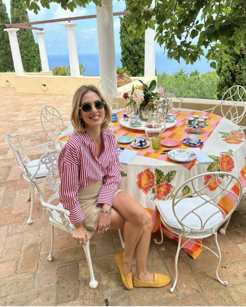 Traf 2025 women's spring new Europe-American fashion striped long sleeve lapel loose version poplin shirt multi-color selection