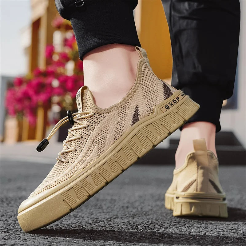 Sneakers Man Summer Design Comfortable High Quality Vulcanize Shoes for Men Non-slip Running Sports Casual Walking Comfortable