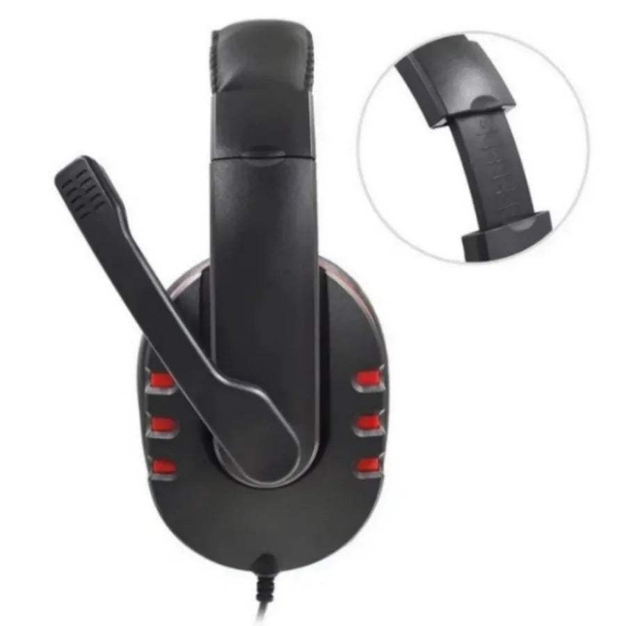Headphones 3.5mm Wired Gaming Headset Earphones Music For PS4 Play Station 4 Game PC Chat computer With Microphone