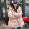 Women's Jacket 2025 New Winter Parkas Female Down Cotton Overcoat Hooded Casual Thick Warm Padded Short Coat Ladies Outwear Tops