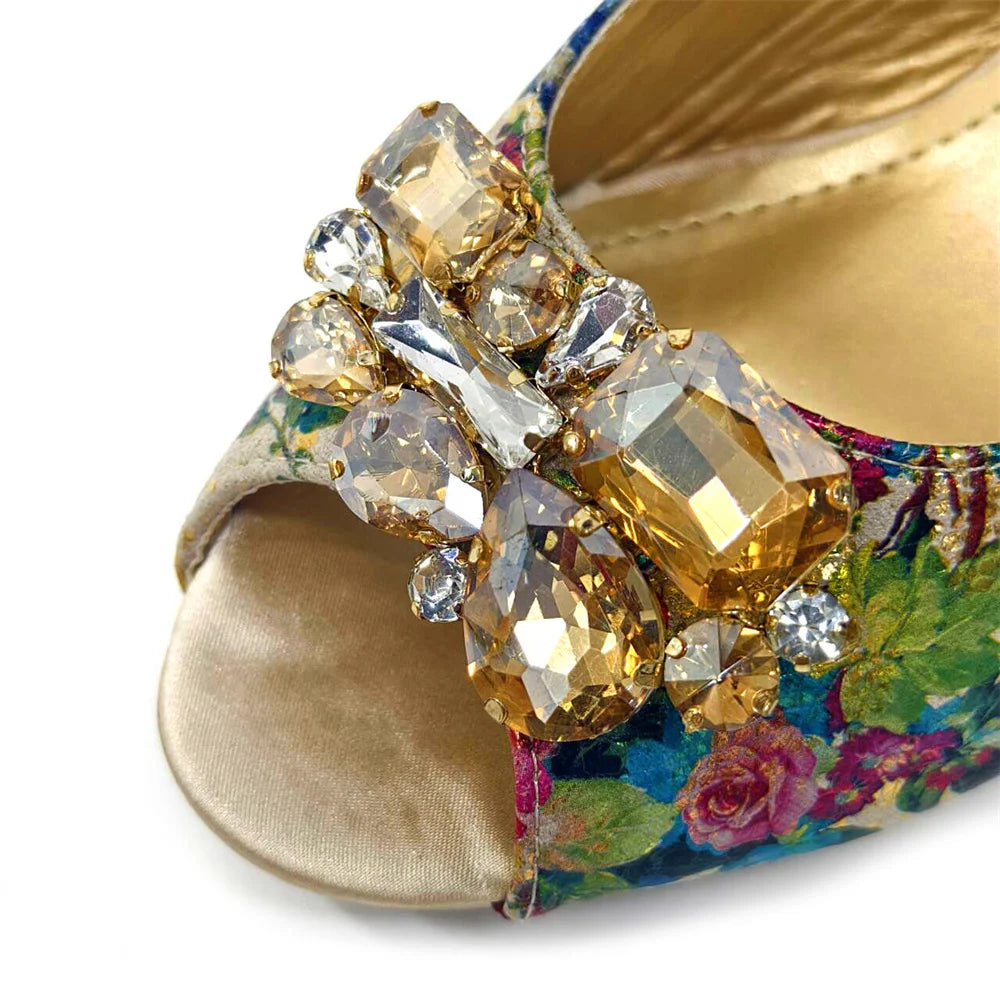 Wedding Bigger Size Thick Heel Shoes