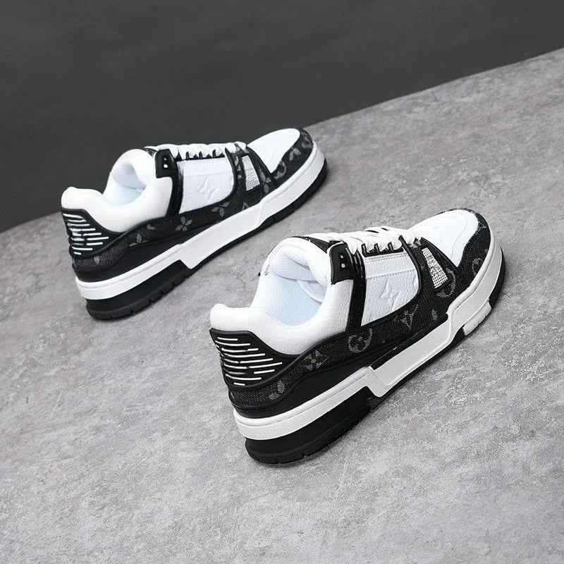 Black Warrior Men's Spring and Autumn New Trend Versatile Autumn Sports Leisure Small White Board Shoes