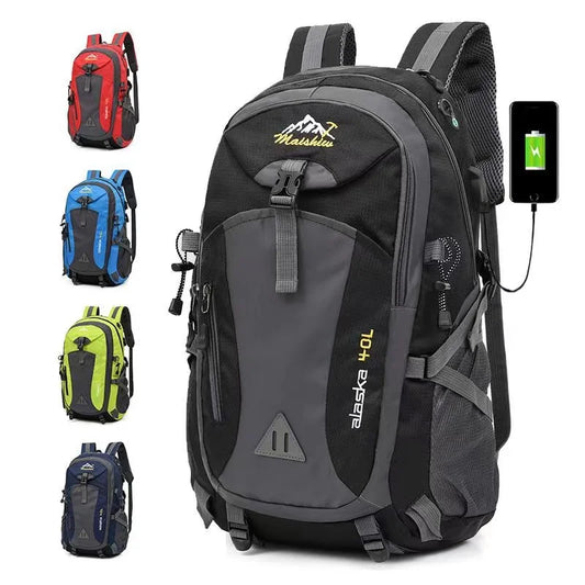 Anti-theft Mountaineering Waterproof Backpack Men Riding Sport Bags Outdoor Camping Travel Backpacks Climbing Hiking Bag For Men