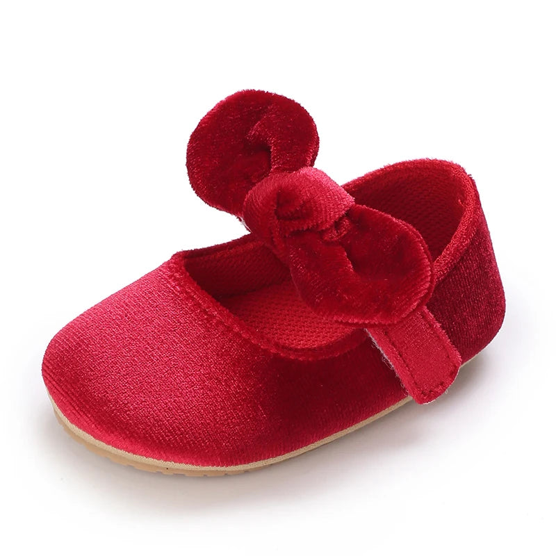 Cute White Lace Baby Girl Princess shoes  Baby Moccasins Moccs Shoes Bow Fringe Rubber Soled Non-slip Footwear Crib Shoes