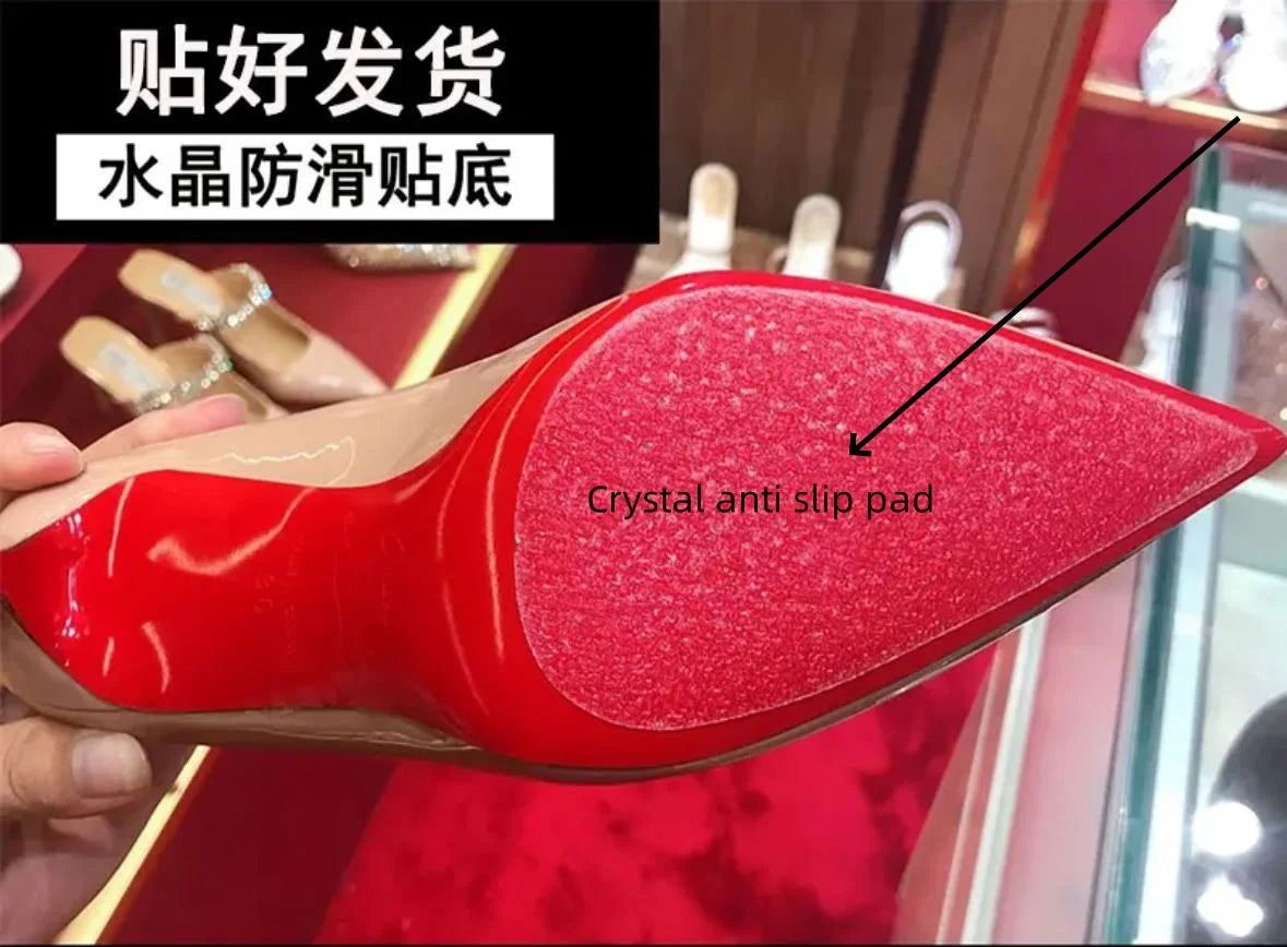 Heels for women Pointed toe Luxury Brand Women's High Heels Red soled Pumps Red Bottoms Matte Stiletto Ladies elegant shoes 12cm