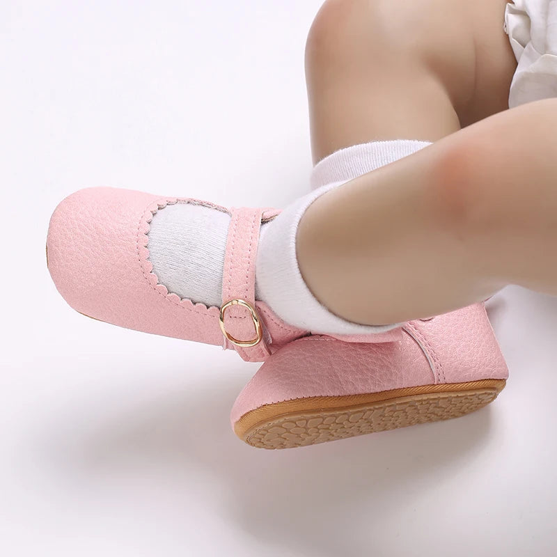 Cute White Lace Baby Girl Princess shoes  Baby Moccasins Moccs Shoes Bow Fringe Rubber Soled Non-slip Footwear Crib Shoes