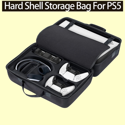 Compatible with PlayStation 5 disc PS5 controller, PS5 accessories headphone accessories, game board controller  suitcase