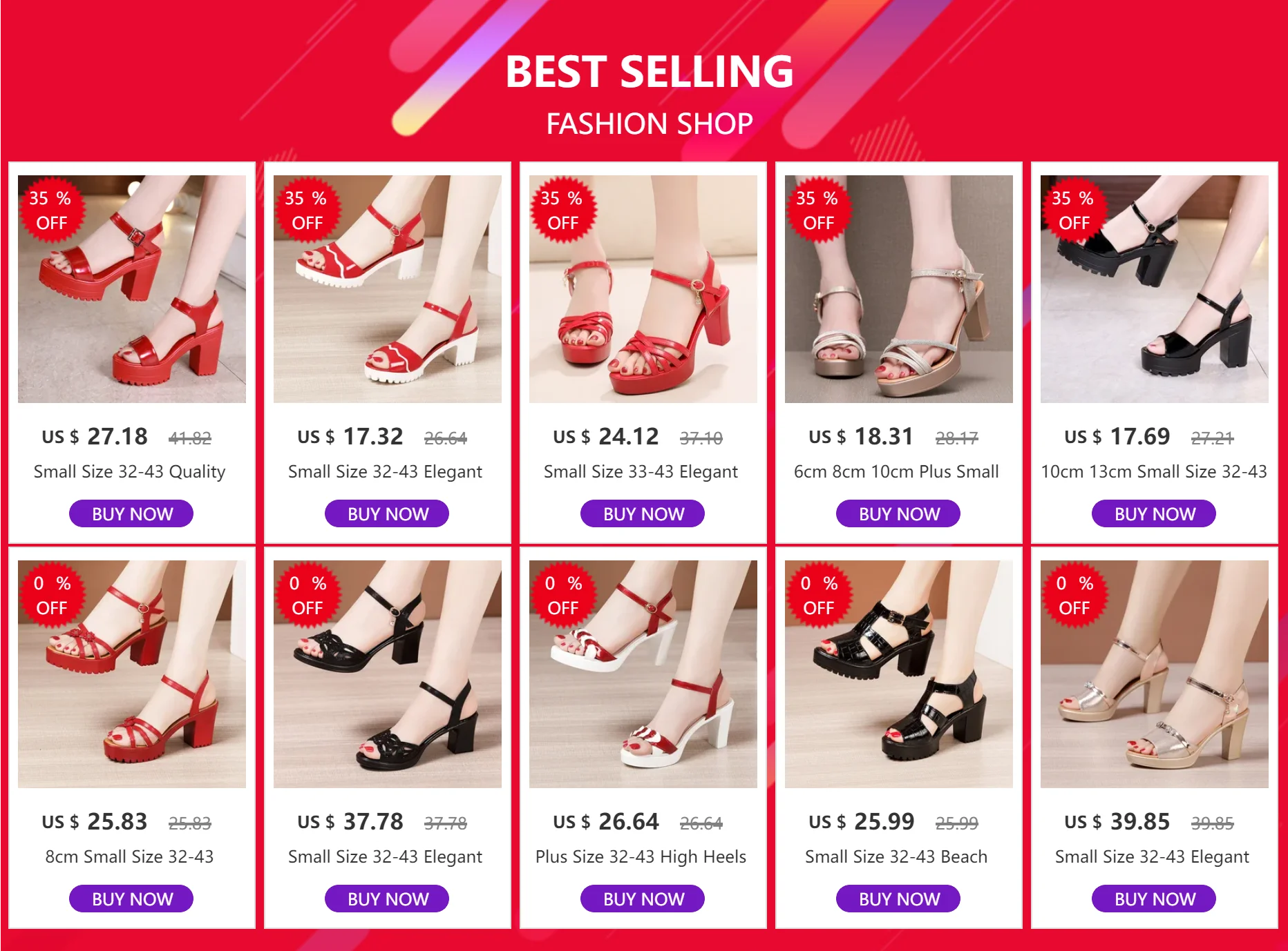 Small Size 32-43 Elegant Rhinestone Black Office Work Mom Shoes Women's Platform Sandals 2025 Summer Med Block Heels Sandals