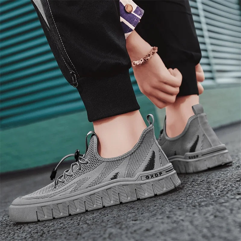 Sneakers Man Summer Design Comfortable High Quality Vulcanize Shoes for Men Non-slip Running Sports Casual Walking Comfortable