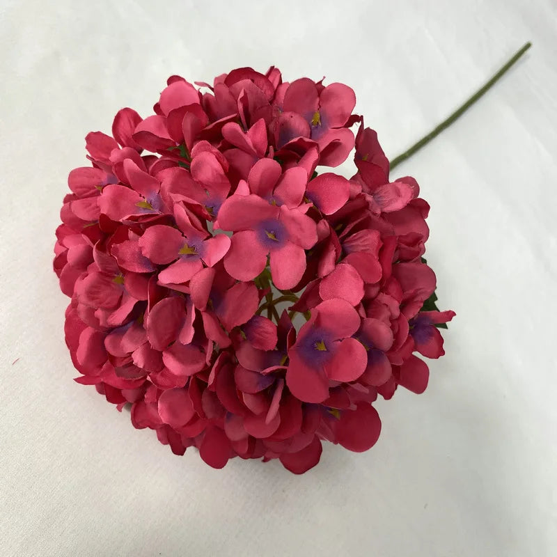 58cm Beautiful Silk Artificial Flowers Hydrangea bouquet for Home Party Wedding living room   decoration accessories