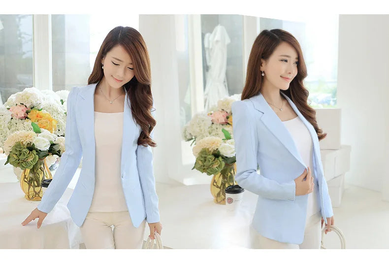 Casual Slim Blazers Jack Jacket Office