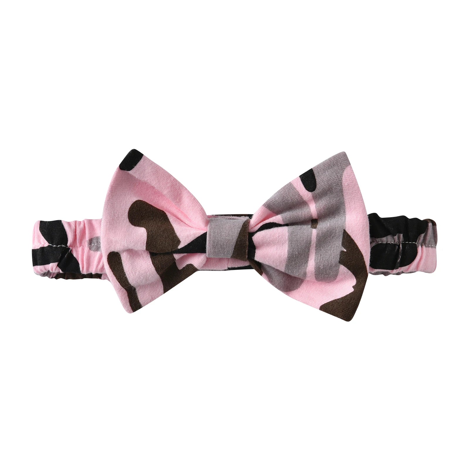 Fashion Infants Girl Baby 3Pcs Clothing Sets Letter Print Bodysuit  Top + Camouflage Long Pants with Bow Headband Newborn Outfit