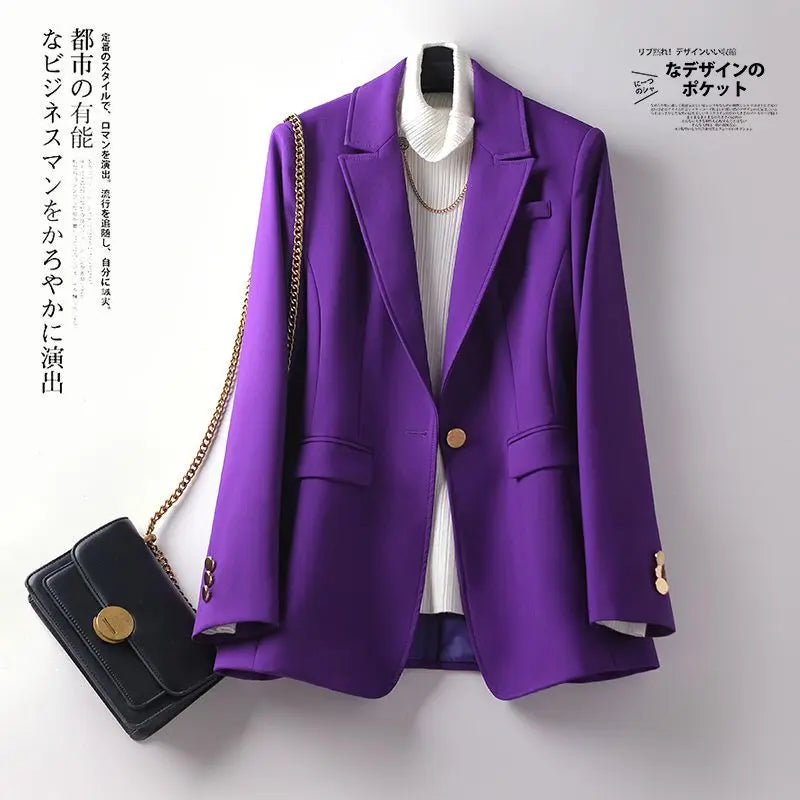 Women's Elegant Breasted Blazer