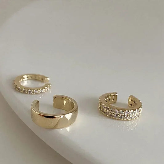 Cute Clip Earrings Female Buckle Ear Cuff No Piercings Fake Cartilage Ear for Women Delicate 2023 Fashion Jewelry Accessories